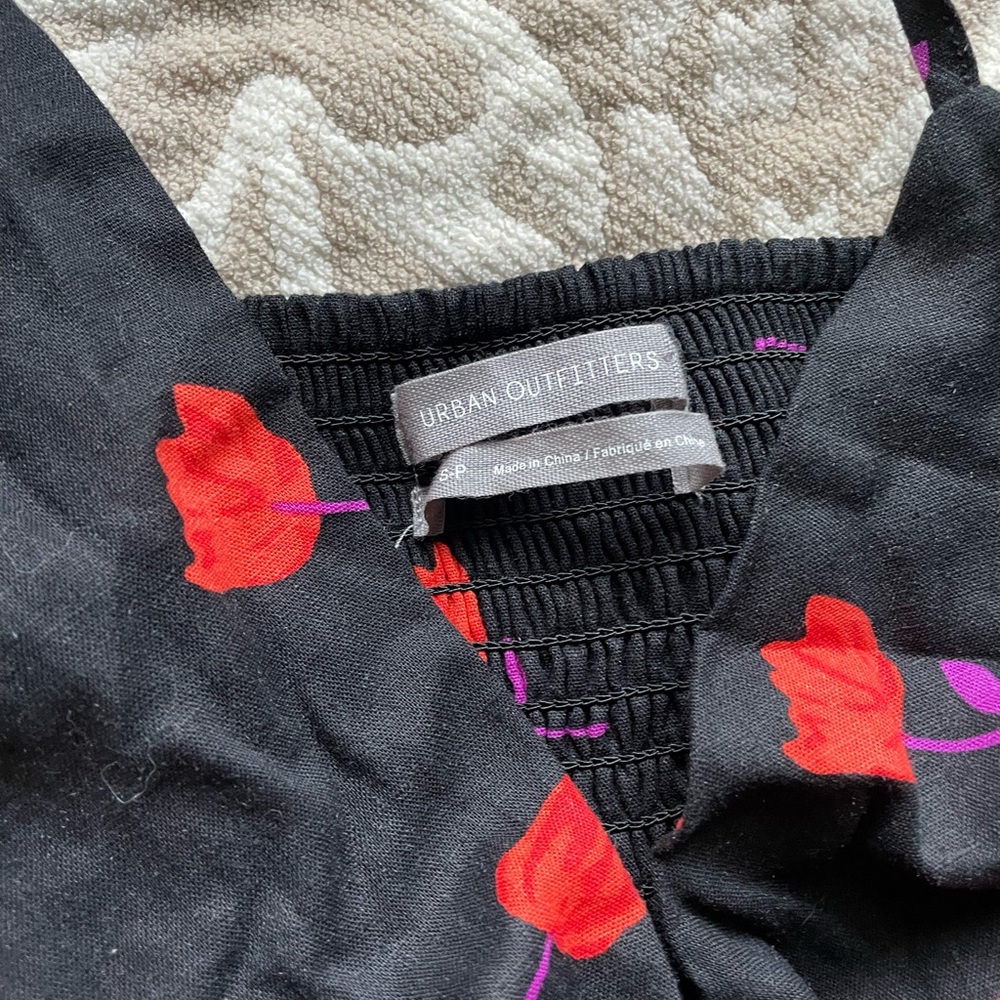 uo wrap midi dress